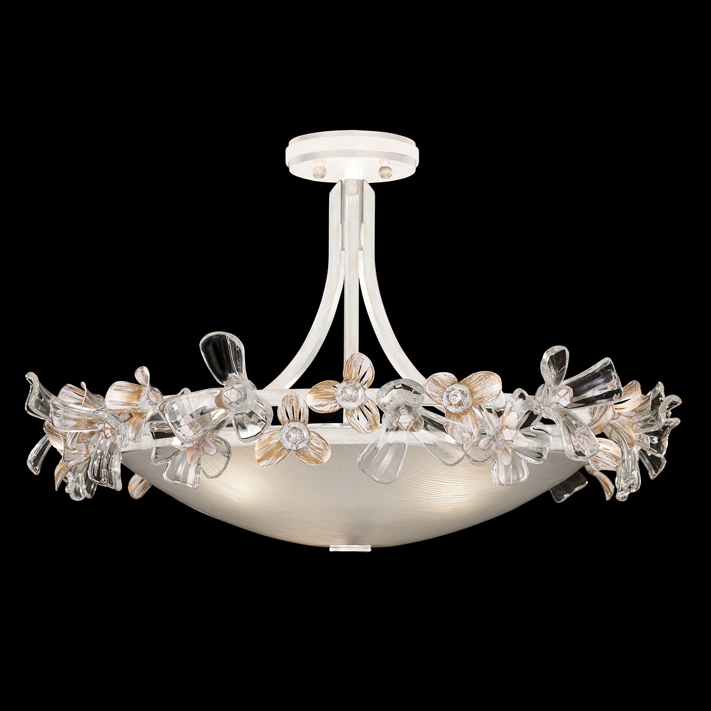 Azu 3 Light 25" Wide Semi-Flush Bowl Ceiling Fixture