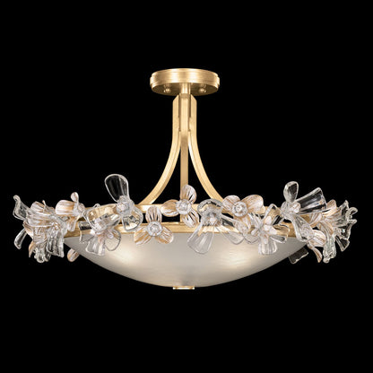 Azu 3 Light 25" Wide Semi-Flush Bowl Ceiling Fixture