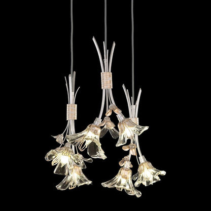 Azu 6 Light 22" Wide Crystal Multi Light Pendant