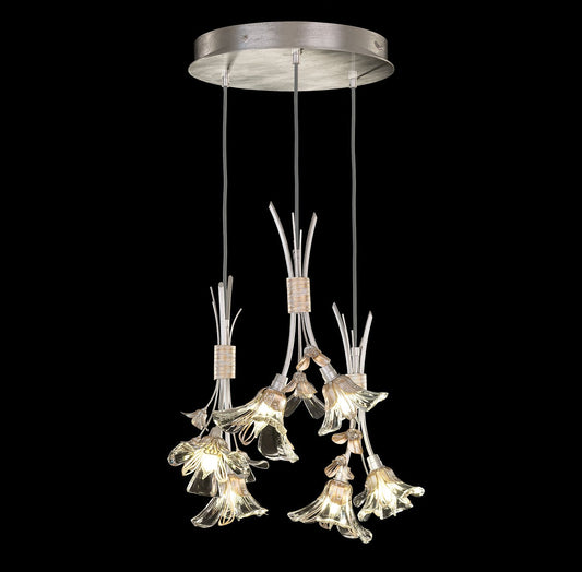 Azu 6 Light 22" Wide Crystal Multi Light Pendant