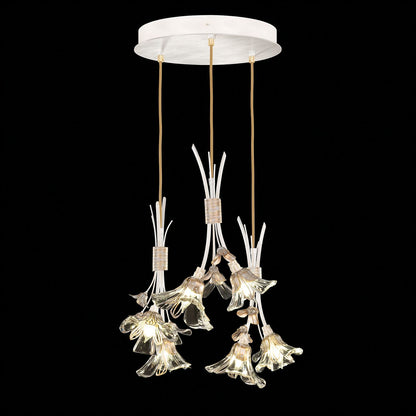 Azu 6 Light 22" Wide Crystal Multi Light Pendant