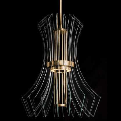 Newton 28" Wide LED Crystal Chandelier