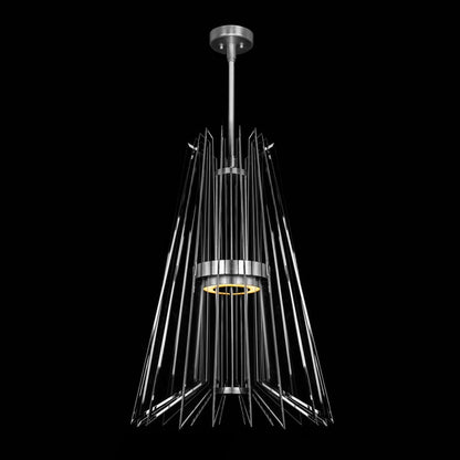 Fine Art Handcrafted Lighting Newton 24" Wide LED Crystal Chandelier