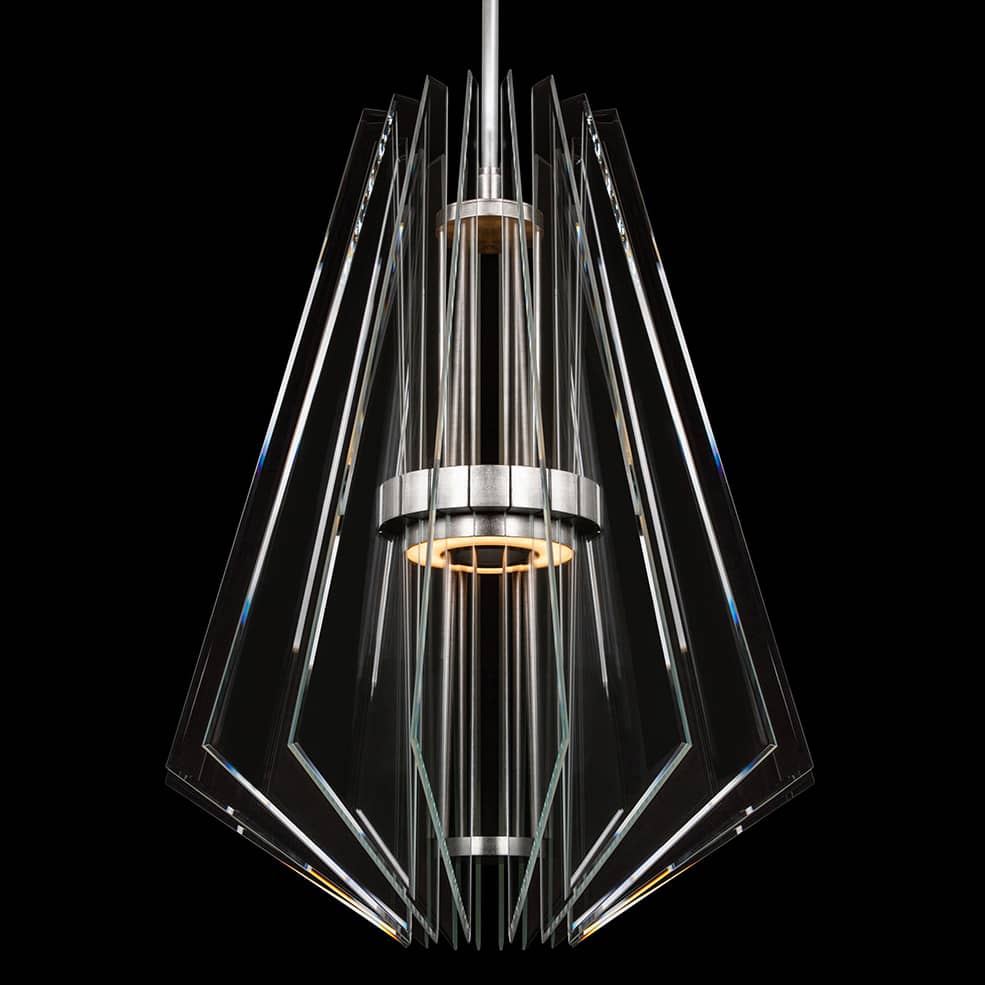 Newton 28" Wide LED Crystal Chandelier