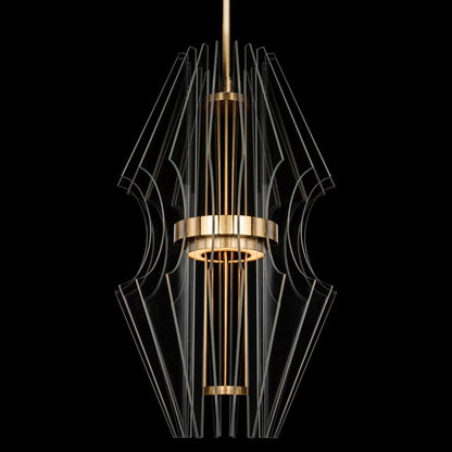 Newton 21" Wide LED Crystal Chandelier