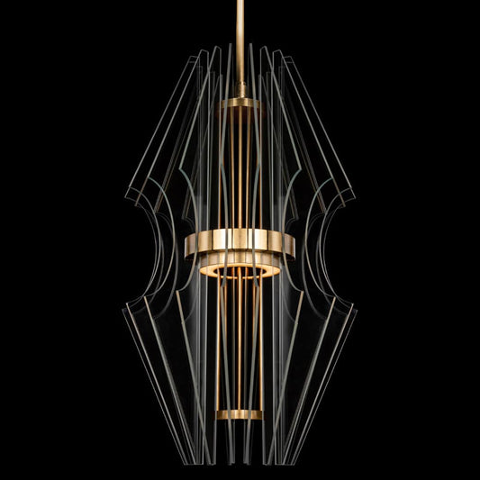 Newton 21" Wide LED Crystal Chandelier