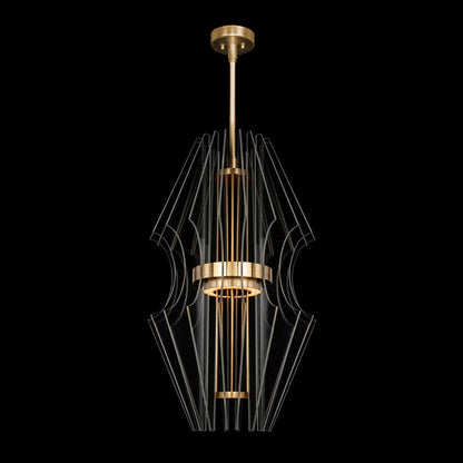 Newton 21" Wide LED Crystal Chandelier