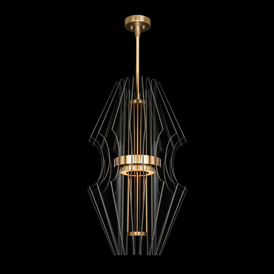 Newton 21" Wide LED Crystal Chandelier