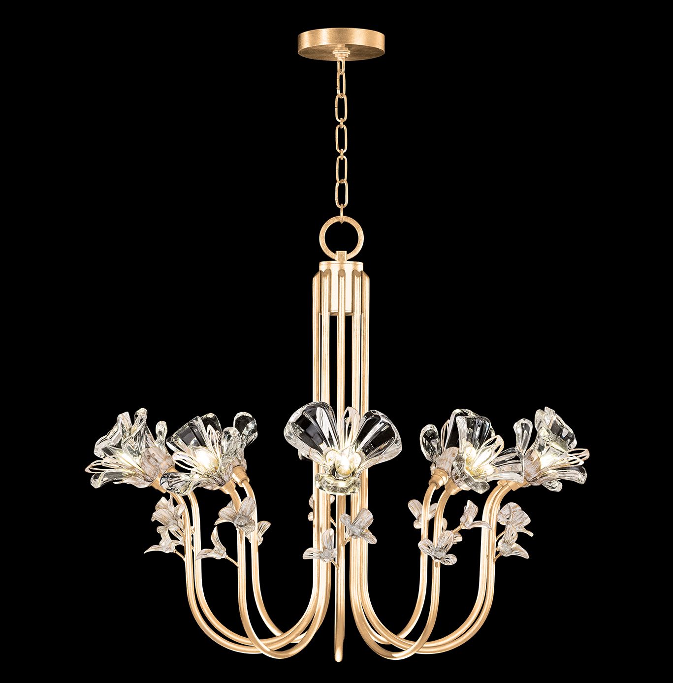 Azu 10 Light 36" Wide Crystal Abstract Chandelier