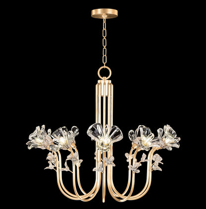 Azu 10 Light 36" Wide Crystal Abstract Chandelier