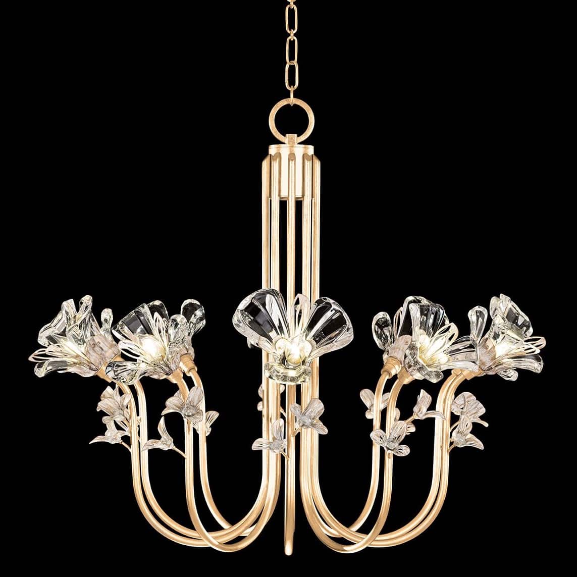 Azu 10 Light 36" Wide Crystal Abstract Chandelier