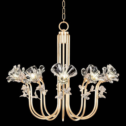 Azu 10 Light 36" Wide Crystal Abstract Chandelier