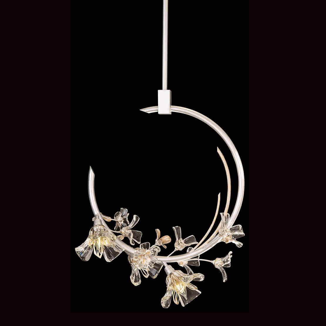 Azu 3 Light 19" Wide Crystal Pendant