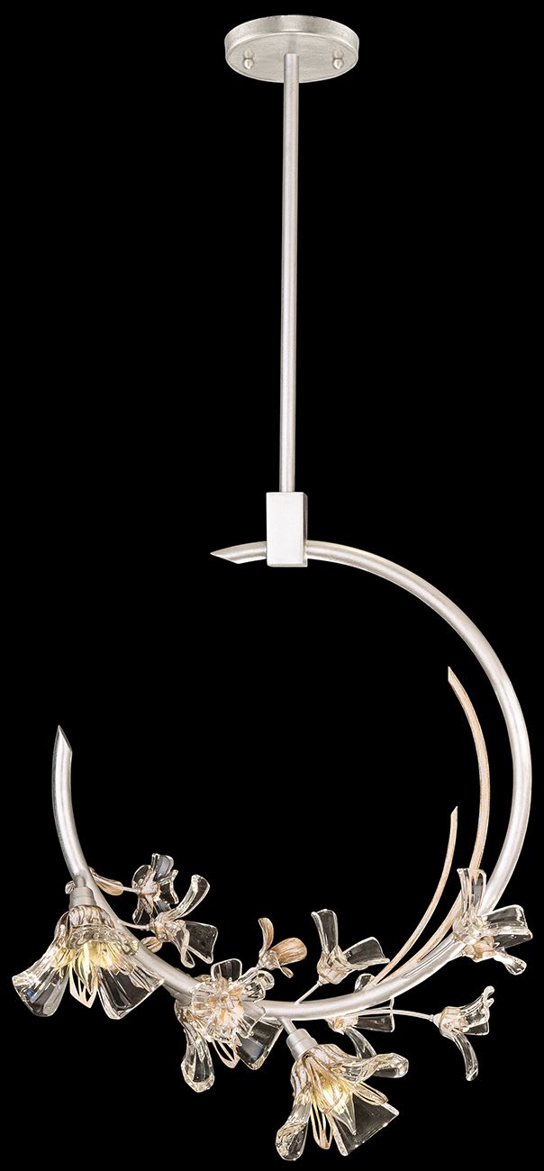 Azu 3 Light 19" Wide Crystal Pendant