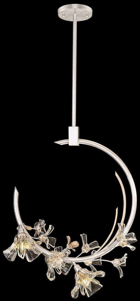 Azu 3 Light 19" Wide Crystal Pendant