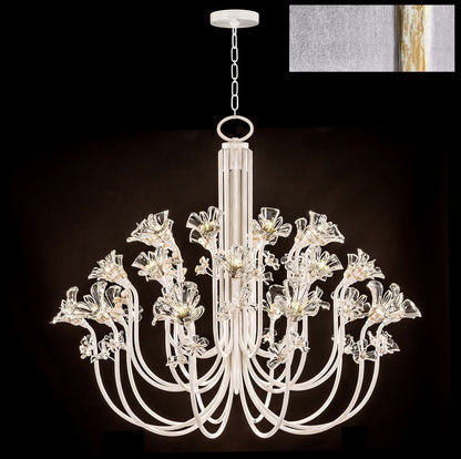 Azu 30 Light 57" Wide Crystal Abstract Chandelier