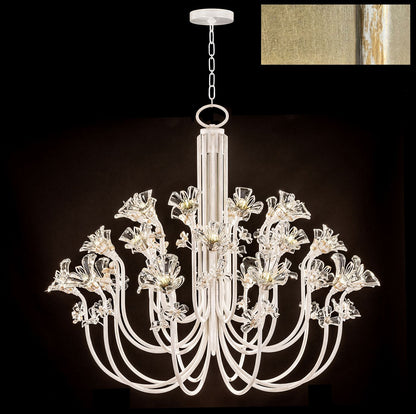 Azu 30 Light 57" Wide Crystal Abstract Chandelier