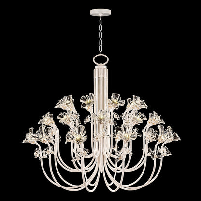 Azu 30 Light 57" Wide Crystal Abstract Chandelier