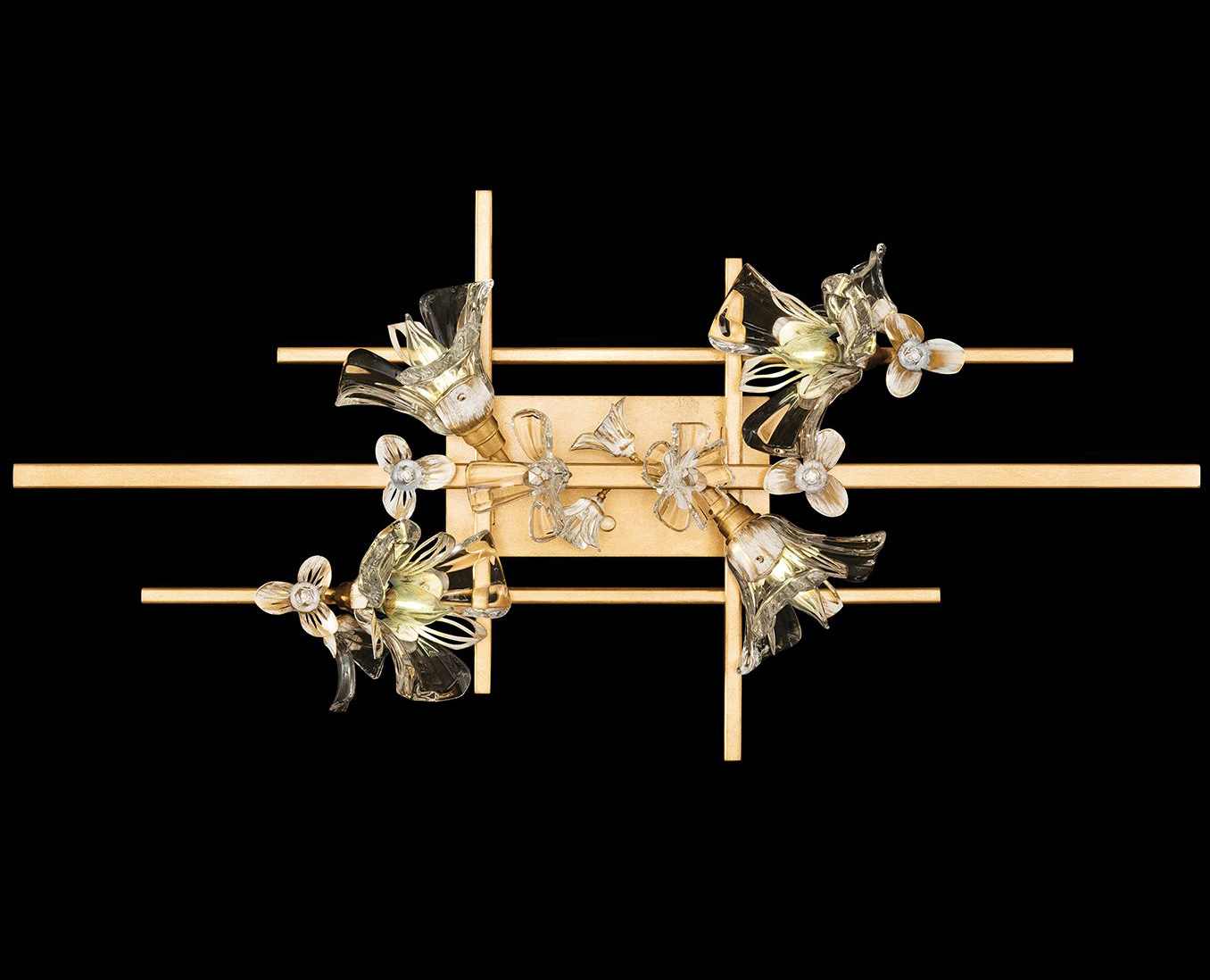 Azu 4 Light 35" Wide Semi-Flush Ceiling Fixture