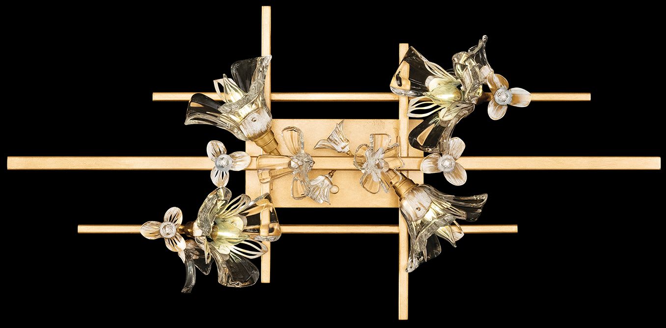 Azu 4 Light 35" Wide Semi-Flush Ceiling Fixture