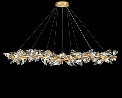 Foret 35 Light 71" Wide Crystal Ring Chandelier