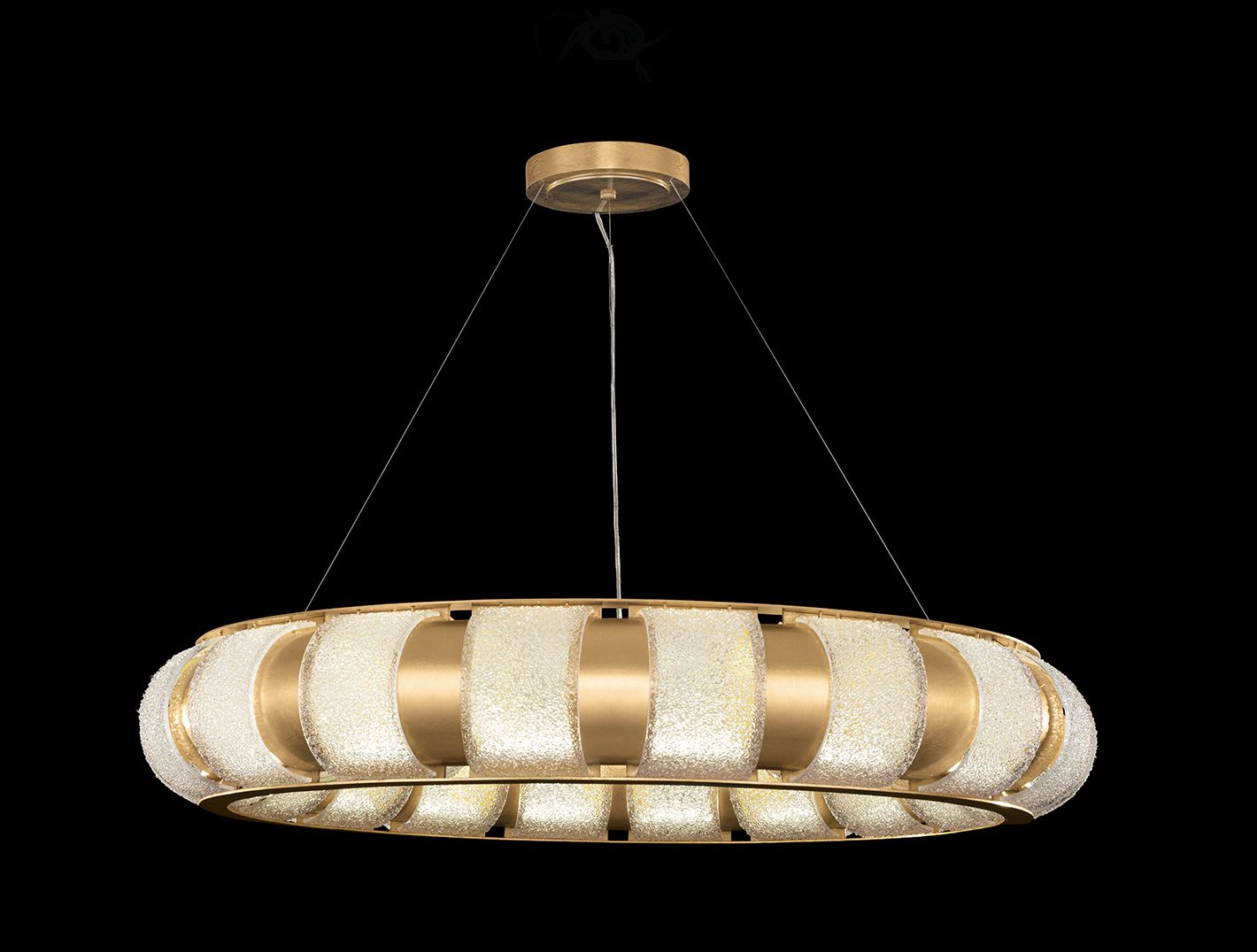 Bond 45" Wide LED Ring Chandelier