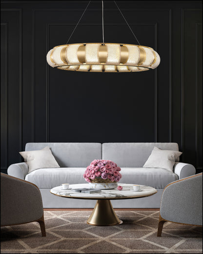 Bond 45" Wide LED Ring Chandelier