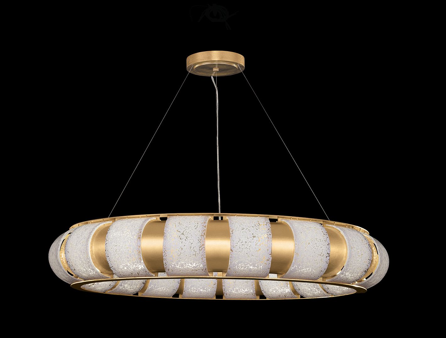 Bond 45" Wide LED Ring Chandelier