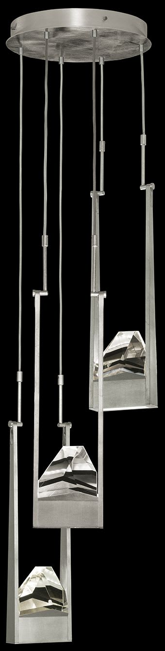 Strata 16" Wide LED Abstract Multi Light Pendant