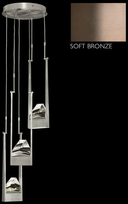 Strata 16" Wide LED Abstract Multi Light Pendant