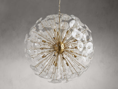 Fiora Glass Petal Bloom Chandelier