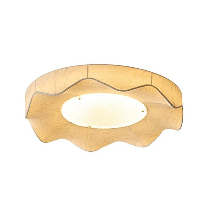 Florielle Fabric Flush Ceiling Light