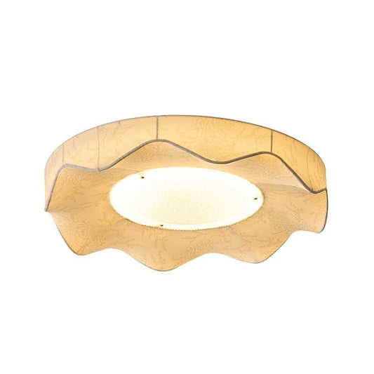 Florielle Fabric Flush Ceiling Light