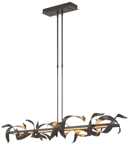 Folio 63.4" Wide Large Oil Rubbed Bronze LED Pendant