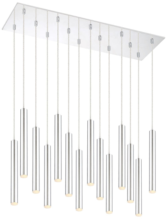 Forest by Z-Lite Chrome 14 Light Chandelier
