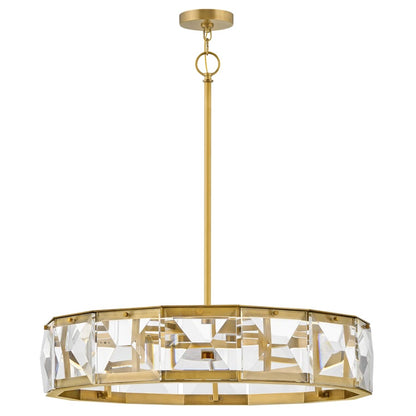 Fredrick Ramond Jolie 30" Wide LED Crystal Drum Chandelier