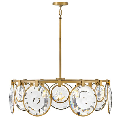 Fredrick Ramond Nala 7 Light 31" Wide Drum Pendant