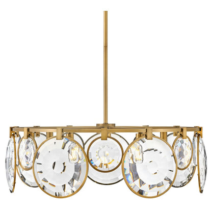 Fredrick Ramond Nala 7 Light 31" Wide Drum Pendant
