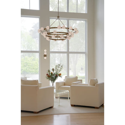 Fredrick Ramond Selene 36 Light 60" Wide Ring Chandelier
