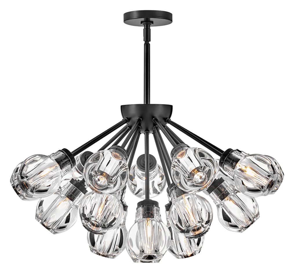 Elise 19 Light 27" Wide Abstract Pendant