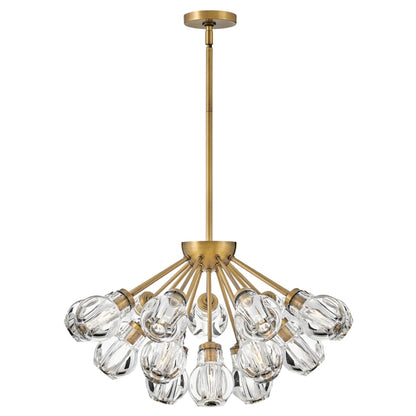 Fredrick Ramond Elise 19 Light 27" Wide Abstract Pendant