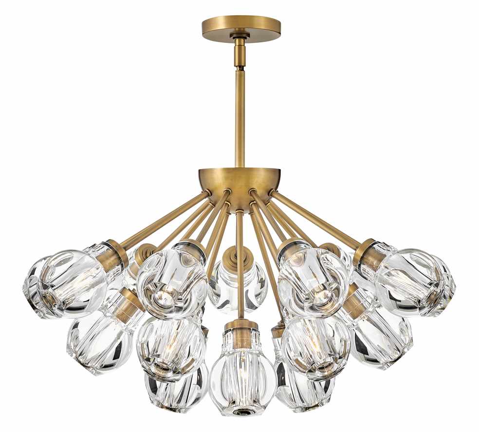 Elise 19 Light 27" Wide Abstract Pendant