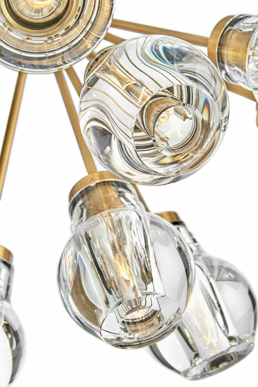 Elise 19 Light 27" Wide Abstract Pendant