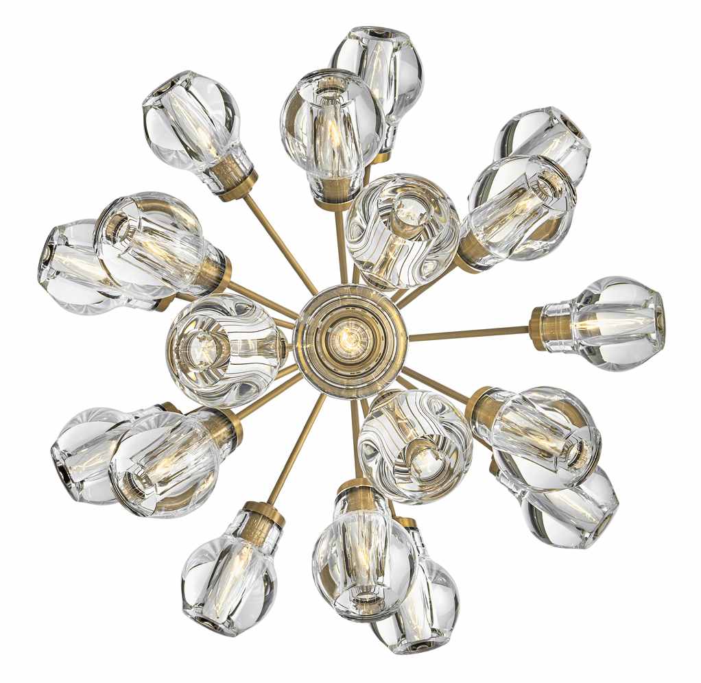 Elise 19 Light 27" Wide Abstract Pendant