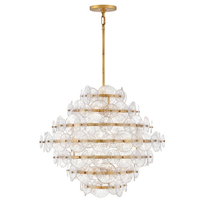 Fredrick Ramond Rene 16 Light 30" Wide Ring Chandelier