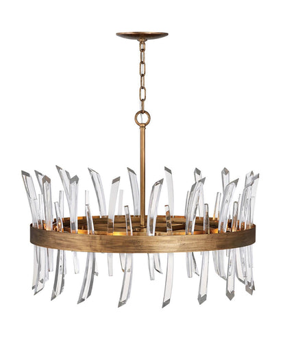 Revel 8 Light 28" Wide Crystal Drum Chandelier