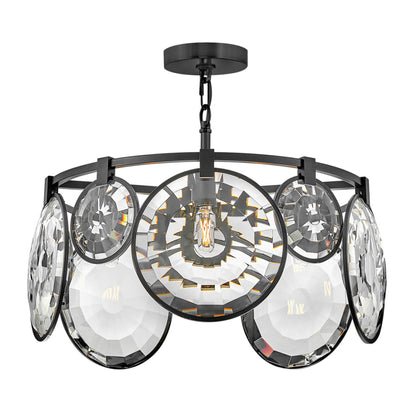 Fredrick Ramond Nala 5 Light 22" Wide Pendant / Semi-Flush Ceiling Fixture