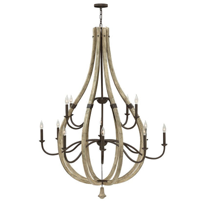 Fredrick Ramond 12 Light 2 Tier Chandelier from the Middlefield Collection