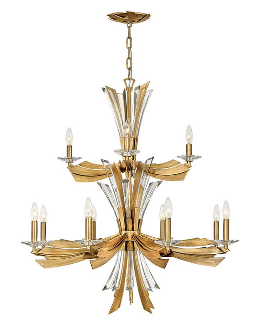 Vida 12 Light 34" Wide Abstract Chandelier