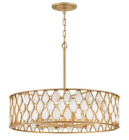 Estie 6 Light 28" Wide Drum Chandelier